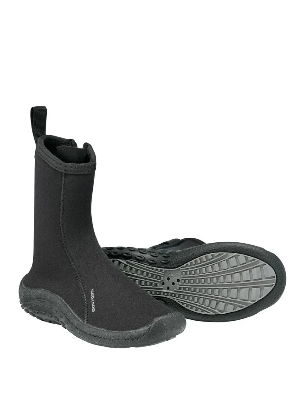 Men's Black Neoprene Swim Boots - Unbranded